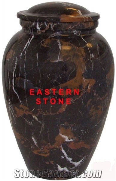 Onyx Stone Burial Cremation Urns, White Onyx Funeral Urns