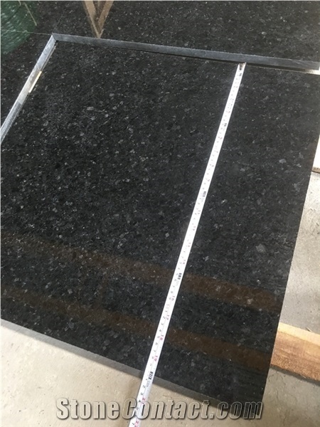 60x60cm High Polished Angola Black Granite Tiles