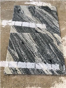 Bullnose Drop Face Juparana Grey Granite Coping Tiles