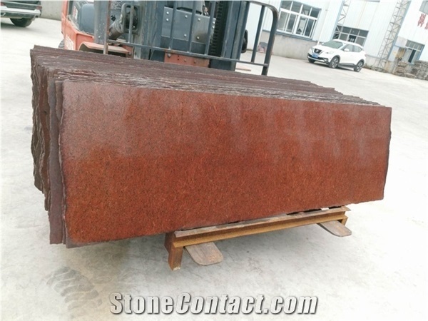 Cheap Price Dye Red Granite Slabs