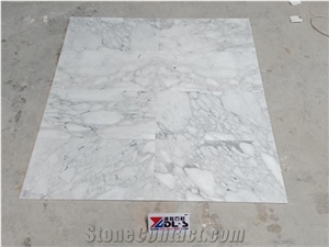 China Arabescato White Marble Thin Wall Floor Tiles