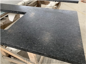 Easy Clean Black Granite Prefab Countertops