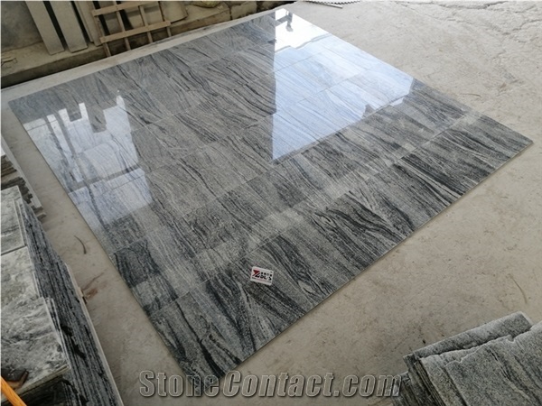Polished Grey Juparana Granite Calibrated Tiles