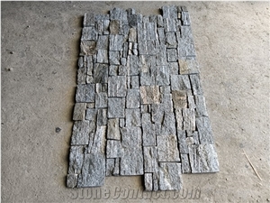 Tiger Black Veins Cement Back Loose Stone Veneer