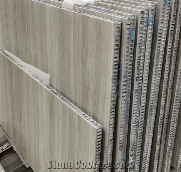 Athens White Marble Lightweight Honeycomb Backing Panels