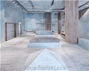 Blue Sky Marble Interior Design Luxury Natural Stone Tile
