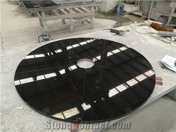 Chinese Absolute Black Granite Custom Dining-Table Tops