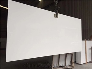 Cuarzo Blanco Puro Pure White Quartz Slabs for Countertops