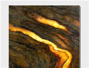 High-End Brazilian Natural Golden Silk Quartzite Big Slabs