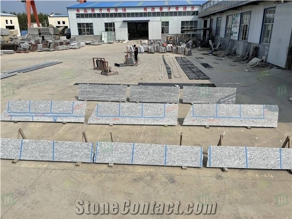 Hot Selling China Natural Stone Spray White Granite Sea Wave
