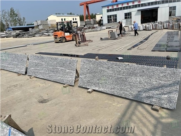 Hot Selling China Natural Stone Spray White Granite Sea Wave