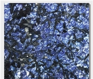 Imperial Blue Xirallic Marble Slabs Polished Wall Panel