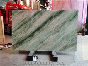 Imperial Emerald Green Marble Slabs Tiles Semiprecious