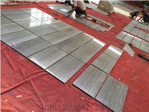 Natural Grey Wood Marble Polished Floor and Wall Tiles