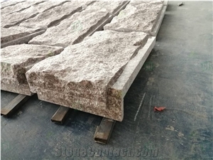 Natural Split Surface G687 Pink Granite for Wall Cladding