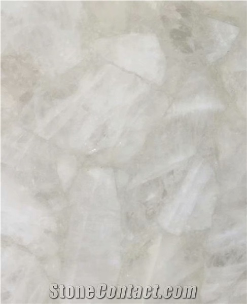 Natural Stone Backlit White Gemstone Dining Table
