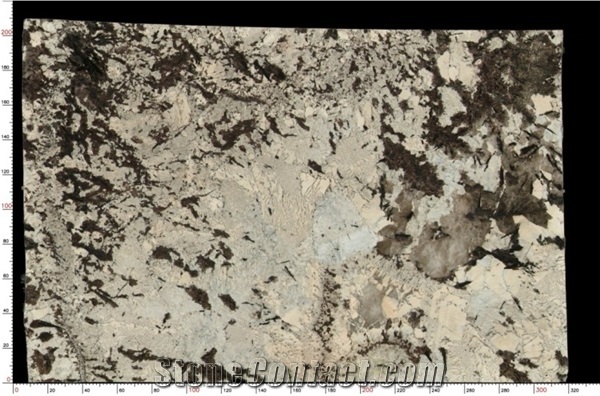 Snow Mountain Granite Book Matched Slabs Polished Wall Panel