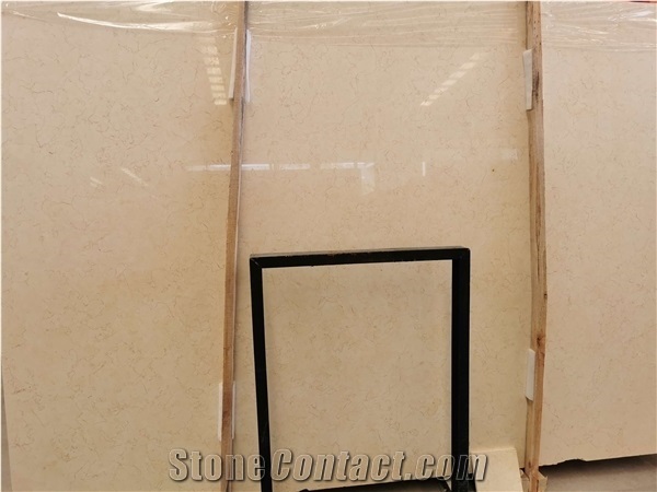 Sunny Light Beige Marble Polished Tiles and Slabs