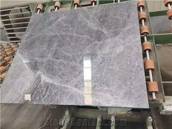 Tundra Blue Grey Marble Slabs and Tiles for High-End Decor