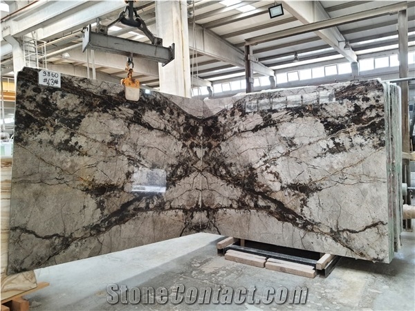 Ice Silver Marble Slabs
