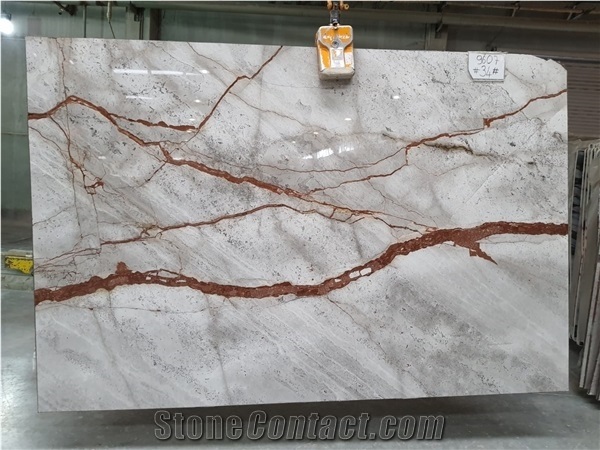 Rose Silver Marble Slabs