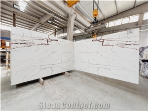 Rosso Dolomite Marble Slabs