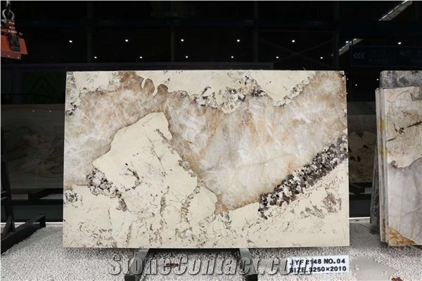 Big Crystal Patagonia Granite Slabs for Interior Design
