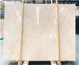 Polished Menes Gold Marble Slabs Tiles for Flooring Walling
