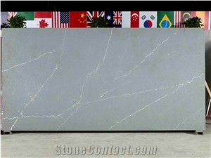 Grey Quartz Slabs and Engineered Stone Quartz