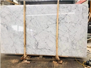 Italy Bianco Carrara White Marble Slabs for Vanity Top