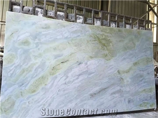 Light Green Chinese Marble Slabs & Flooring Tiles