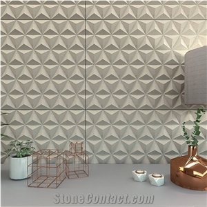 Triani Limestone 3d Cnc Wall Panel