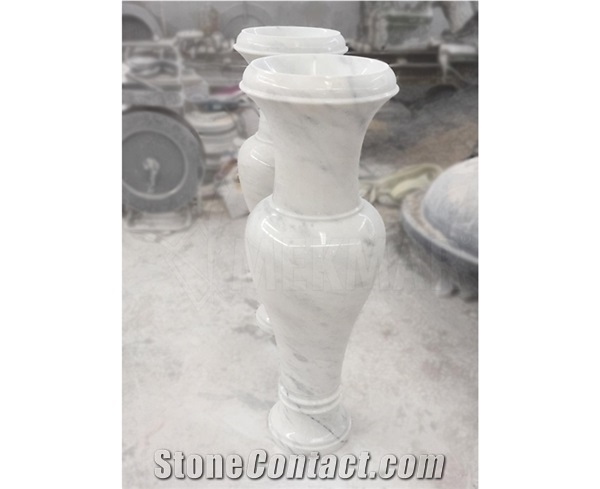 Marble Vase Bianco Ibiza