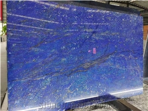China Blue Granite Sapphire Star Dyed Slab Tiles