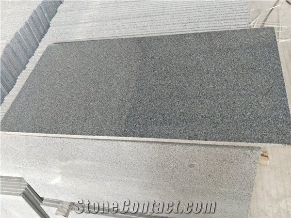 G654 Original Dark Grey Granite Polished Slab Tiles