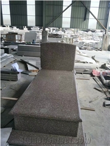 G664 Orginal Granite Monument Poland Style Headstone