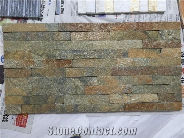 Rusty Slate Cultured Stone Veneer Split Face Wall Cladding