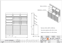 Culture Stone Sample Display Stand Rack
