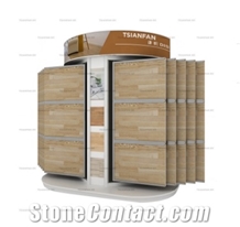 Flooring Sample Display Stand With Page Turning Style