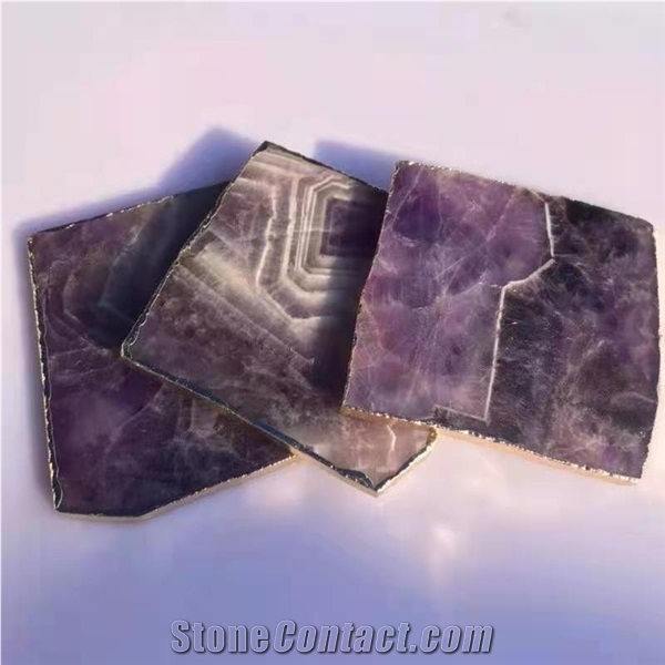 Good Quality Hand Carved Natural Marble Jadecoaster Cup Mat