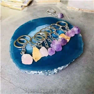 Natural Mable Stone Slices Agate Coaster