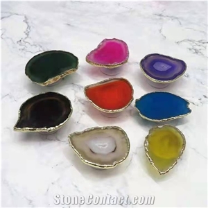 YUANDA Agate Coaster Wedding Christmas Gift Handicraft