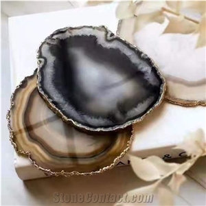 YUANDA Custom Agate Coasters