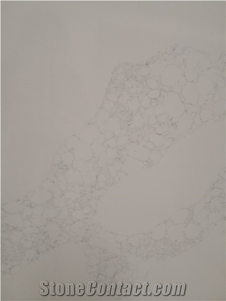 Engineered Cut in Size White Calacatta for Countertop 6052