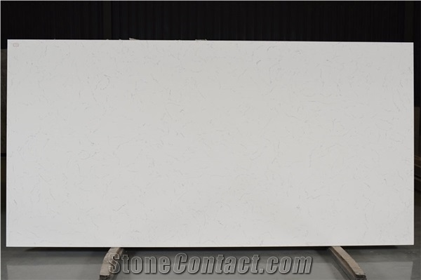 Engineered Quartz White Slab Carrara Series -3003b