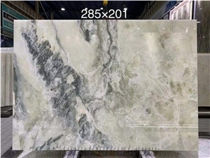 Afghanistan Snow White Onyx Polished Wall Cladding Slabs