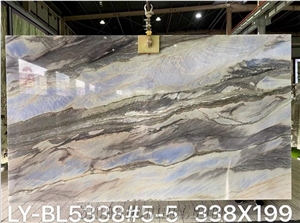 Brazil Harbor Blue Marble Polished Wall Slabs & Floor Tiles