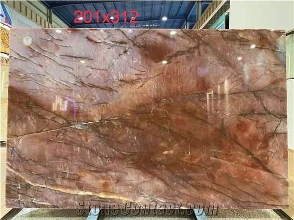 Brazil Natural Pink Quartzite Polished Big Slabs