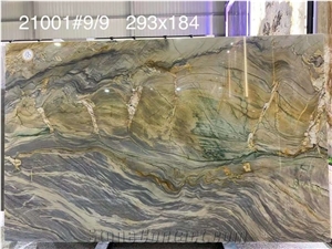 Brazil Natural Silk Road Quartzite Polished Big Slabs