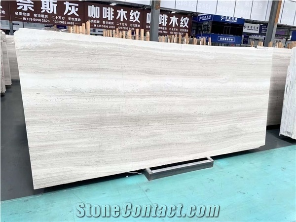 China Guizhou Wood Grain Marble Polished Wall Slabs & Tiles